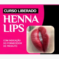 Henna lips